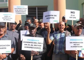 Cibao en pie: Agrónomos protagonizan masiva protesta
