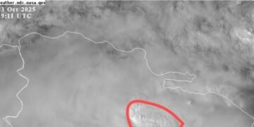 ¡No guardes el paraguas! Gran Santo Domingo con más lluvias y tormentas eléctricas la noche de este jueves
