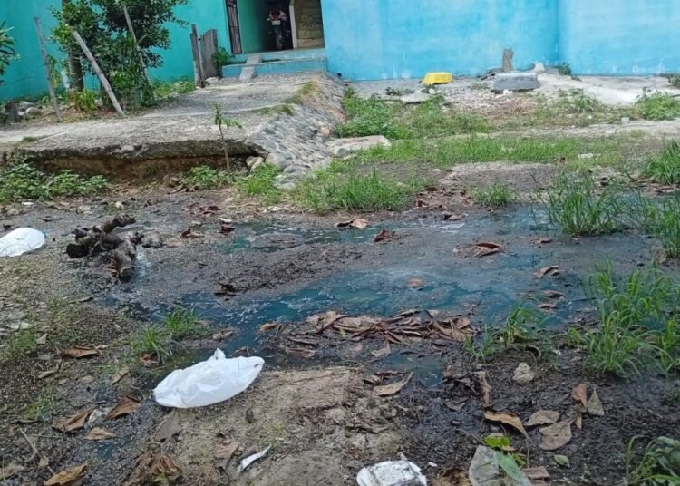 Crisis sanitaria en Los Alcarrizos por pozos sépticos desbordados que obligan a familias a huir