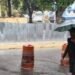 Lluvias y vaguada sorprenden al Cibao esta tarde mientras Santo Domingo arde en calor
