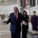 Xi Jinping concluye su visita a Estados Unidos examinando la Constitución junto a Donald Trump