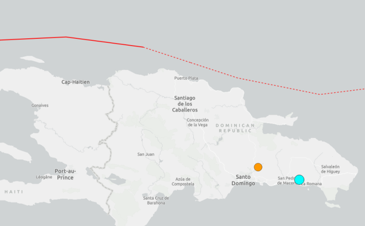 Fuerte temblor de magnitud 55 sacude la Republica Dominicana este domingo