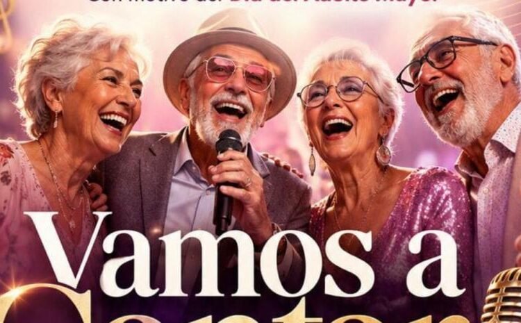 Fundación invita a adultos mayores a celebrar su día con un gran karaoke