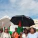 Protesta frente a la Procuraduría contra intercambios de disparos y violencia de género