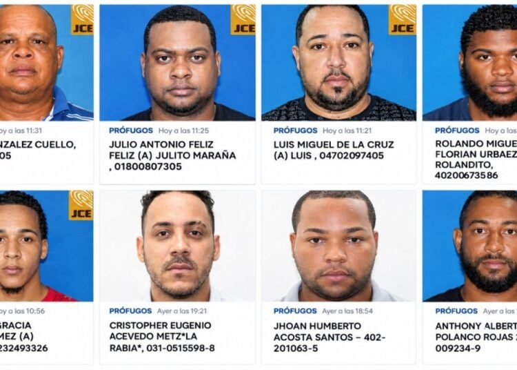 La Policia Nacional actualiza la lista de los mas buscados con ocho nuevos nombres