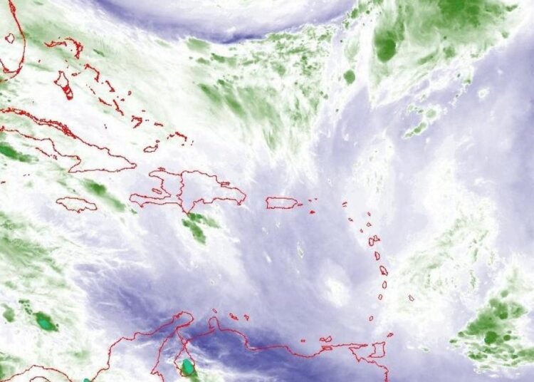 Onda tropical provoca aguaceros y tormentas eléctricas en gran parte de la República Dominicana