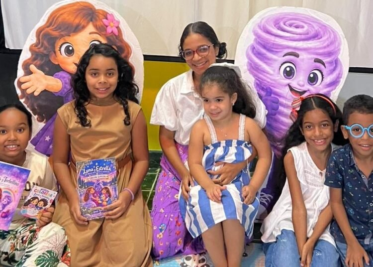El libro infantil Luna y Torbellino cautiva a los niños en Casa de Libros RD