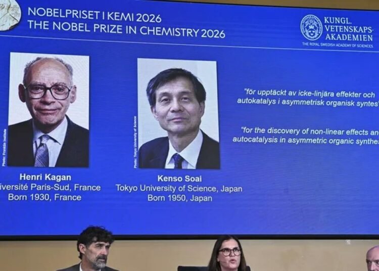 Premio Nobel de Quimica 2026 para Henri B. Kagan y Kenso Soai por resolver el misterio de la homoquiralidad