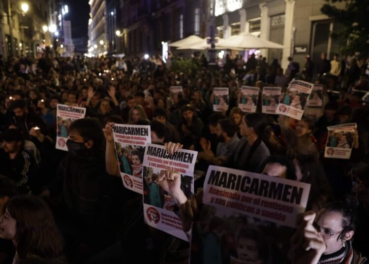 La muerte de Maricarmen desata una ola de protestas y aviva la crisis de la vivienda en toda España