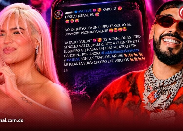 Anuel AA pide públicamente a Karol G que lo desbloquee y aclara que no es un cuero