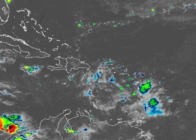 Vaguada provocará lluvias y tormentas eléctricas este domingo en gran parte del país
