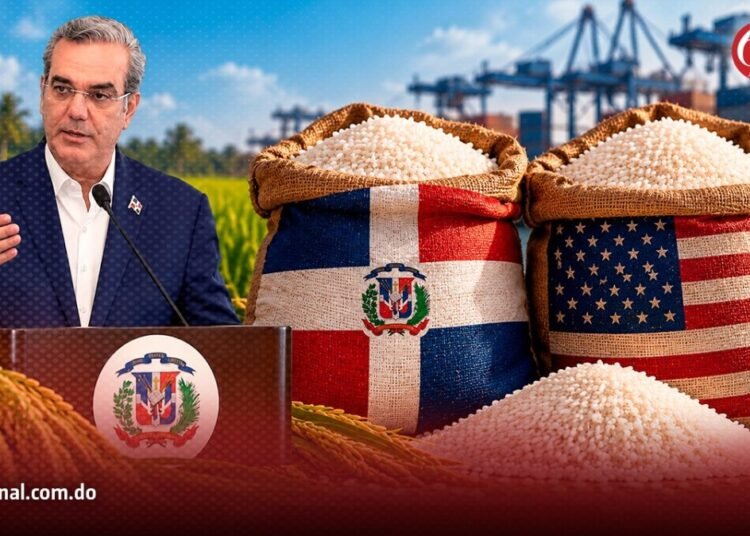 Abinader asegura que el arroz de EE. UU. debe mezclarse con el dominicano para poder venderse en el país