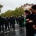 Estudiantes franceses paralizan París en masivas protestas con apoyo de Greta Thunberg