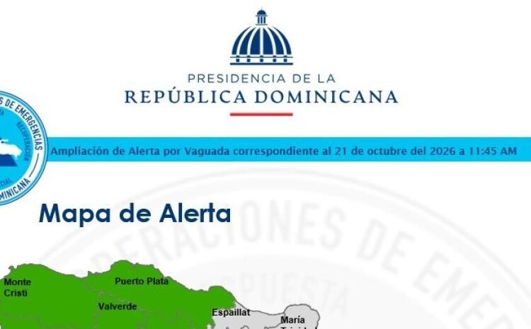 Sube a seis el número de provincias en alerta por lluvias y reportan decenas de viviendas afectadas