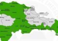 Alerta verde en 21 provincias de RD por aguaceros y vaguada que durará hasta el sábado