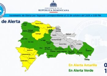 COE eleva a 25 las provincias en alerta por intensos aguaceros que seguirán afectando al país