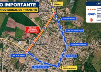 MOPC anuncia desvío vehicular temporal en la avenida Benito Monción de Mao por obras