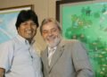 Evo Morales elogia la humildad de Lula da Silva en plena jornada electoral en Brasil