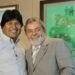 Evo Morales elogia la humildad de Lula da Silva en plena jornada electoral en Brasil