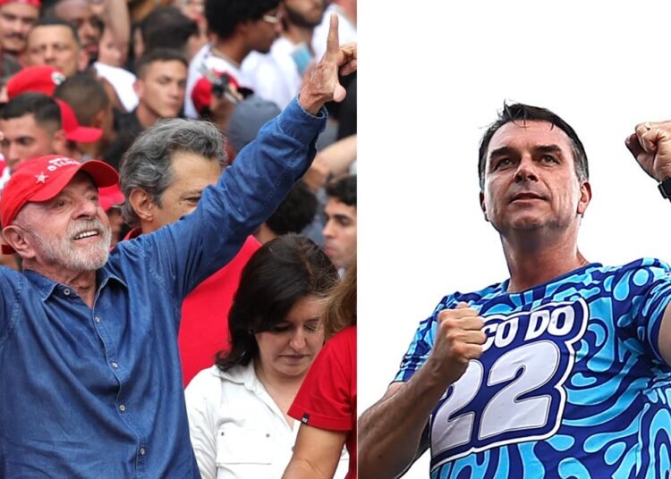 Flávio Bolsonaro sorprende y aventaja a Lula en los primeros resultados electorales en Brasil