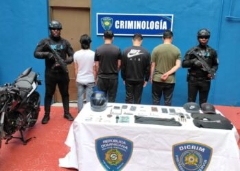 Cae banda de cuatro colombianos acusados de robos a mano armada en zonas exclusivas de la capital
