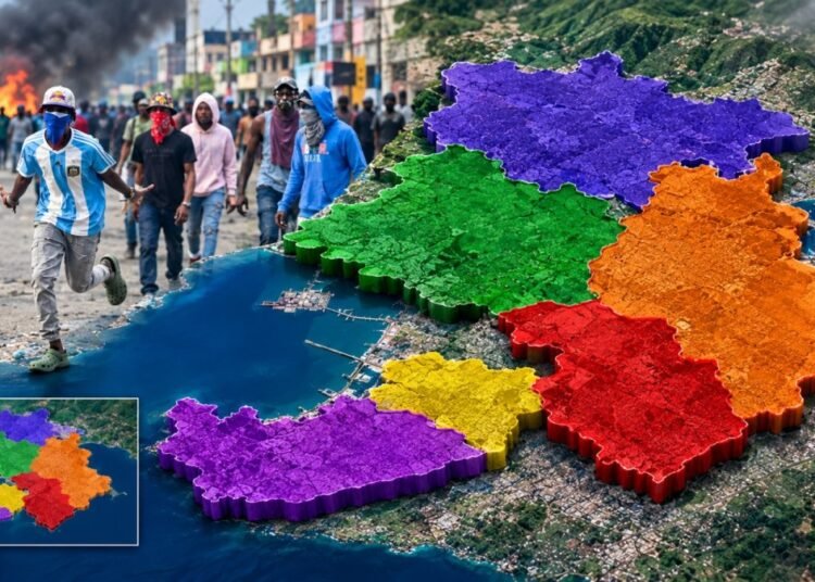 Gobierno revela mapa que demuestra que bandas haitianas controlan el 90% de Puerto Príncipe y cobran peajes
