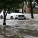 Calles de Santo Domingo convertidas en ríos por intensas lluvias