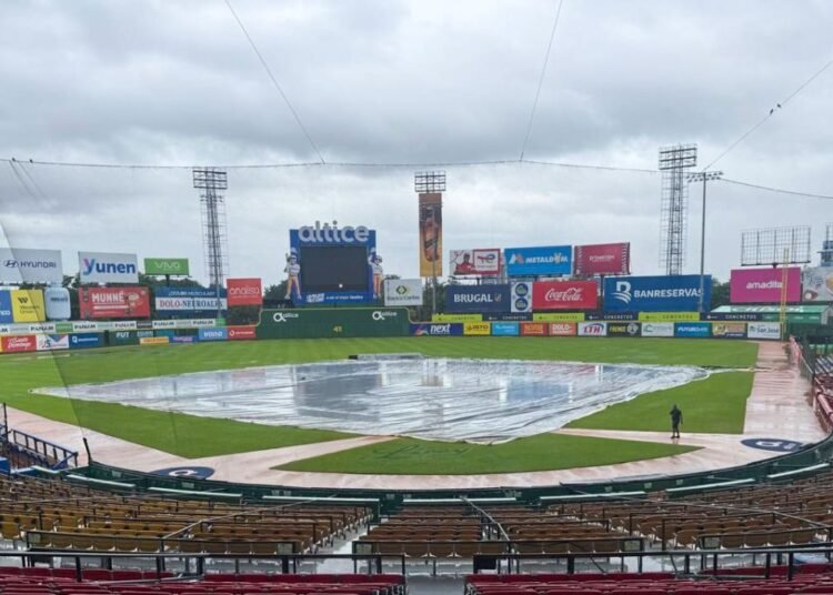 LIDOM pospone partidos de béisbol por malas condiciones climáticas