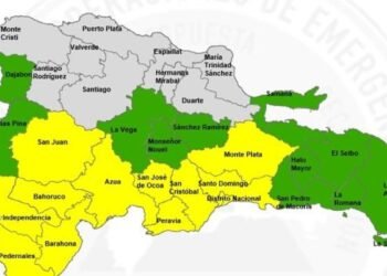 El COE eleva a 22 el número de provincias en alerta por vaguada y fuertes lluvias