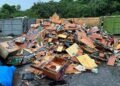 Fiscalía y Policía destruyen más de 300 máquinas tragamonedas ilegales en San Cristóbal