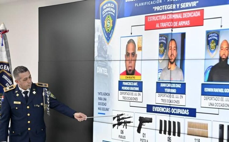Policia desmantela peligrosas redes de trafico de armas y decomisa fusiles