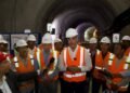Abinader supervisa la construcción del gran túnel pluvial de la avenida Luperón para frenar inundaciones